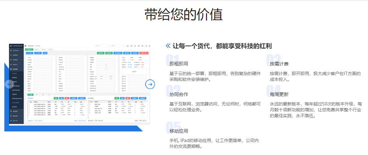 货代公司集运系统